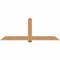 Ekena Millwork Eugene Smooth Timber Gable Bracket, Western Red Cedar, 84"W x 31"H x 5 1/2"D x 5 1/2"F, 9/12 Pitch GBW084X31X0606EUG00SWR - alternate 1